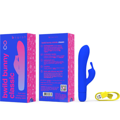 B SWISH Bwild Bunny Infinite Classic – Vibrador Recargable De Silicona Con Diseño Ergonómico