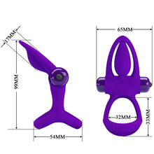Comprar Pretty Love Anillo Vibrador Violeta – 10 Modos De Vibración Con Diseño Ergonómico-Noxtic