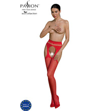 Comprar PASSION Eco Collection Bodystocking Eco S002 Rojo – Ropa Íntima Ecológica Con Diseño Elegante y Sensual-Noxtic