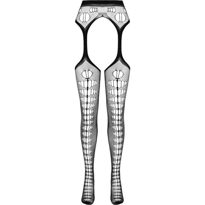 PASSION Eco Collection Bodystocking S008 Rojo – Diseño Elegante Que Realza Tu Figura