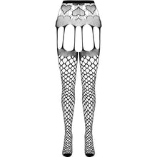 PASSION Eco Collection Bodystocking Eco S009 Rojo – Diseño Elegante Con Materiales Sostenibles