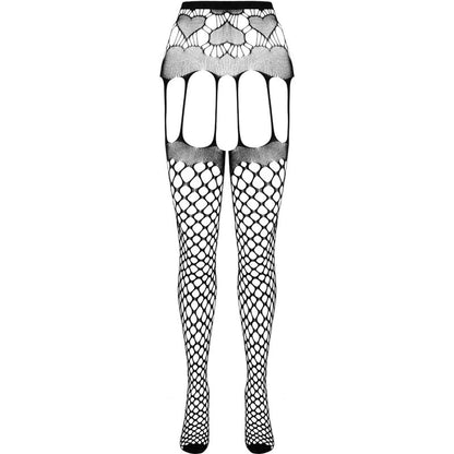 Comprar PASSION Eco Collection Bodystocking Eco S009 Rojo – Diseño Elegante Con Materiales Sostenibles-Noxtic