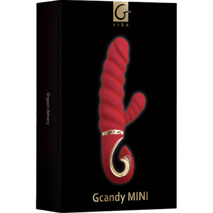 G-VIBE Gcandy Mini Vibratore Rosso – Design Compatto per un Piacere Intenso