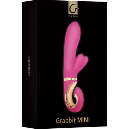 G-VIBE Grabbit Mini Vibrador Rosa – Vibrador Recargable Con Diseño Ergonómico Para Placer Personal