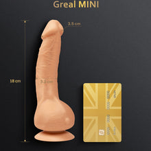 G-VIBE Greal Mini Dildo Vibratore – Silicone Naturale per un Piacere Ergonomico