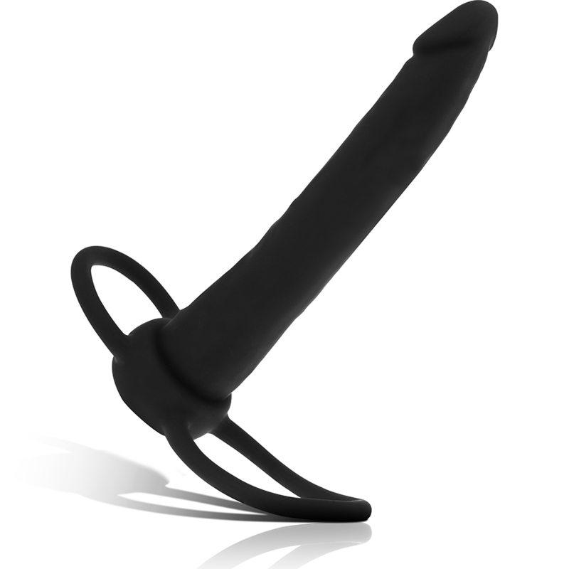 MYTHOLOGY - COBI ONYX ACCOMODATOR SILICONE DOUBLE PENETRATION HARNESS
