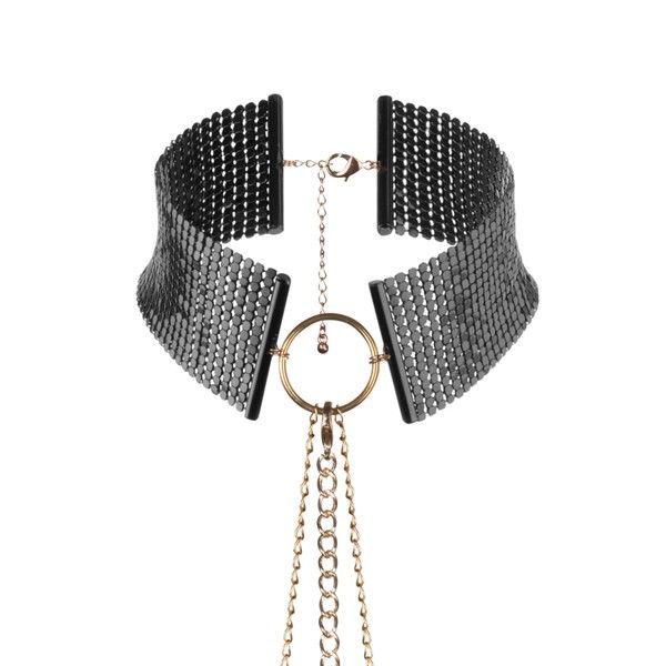 Comprar BIJOUX Désir Métallique Collar Metálico Negro – Accesorio Elegante Con Diseño Ajustable y Versátil-Noxtic