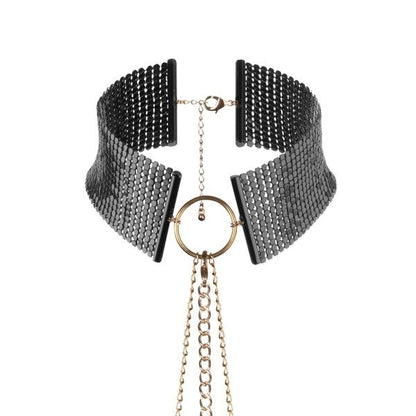 Comprar BIJOUX Désir Métallique Collar Metálico Negro – Accesorio Elegante Con Diseño Ajustable y Versátil-Noxtic