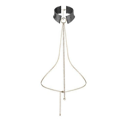 Comprar BIJOUX Désir Métallique Collar Metálico Negro – Accesorio Elegante Con Diseño Ajustable y Versátil-Noxtic