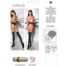 Comprar PASSION Tiopen 003 Medias Rojo 1/2 – Medias Translucidas Con Elegancia Y Comodidad-Noxtic