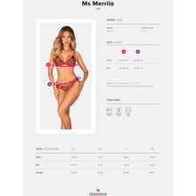 Comprar Obsessive Set Ms Merrilo Dos Piezas XS S – Elegante Conjunto De Lencería Para Confianza Y Comodidad-Noxtic