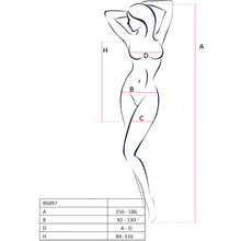 Comprar PASSION BS097 Bodystocking Negro Talla Única – Diseño Elegante Con Comodidad Superior-Noxtic