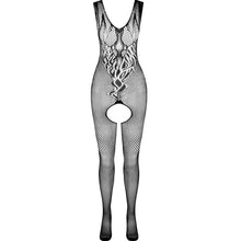 PASSION BS098 Bodystocking Negro Talla Única – Diseño Elegante Para Realzar Tu Confianza