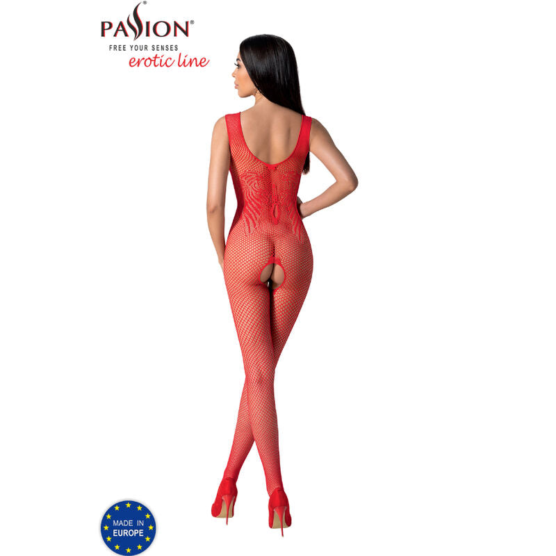 PASSION BS098 Bodystocking Negro Talla Única – Diseño Elegante Para Realzar Tu Confianza