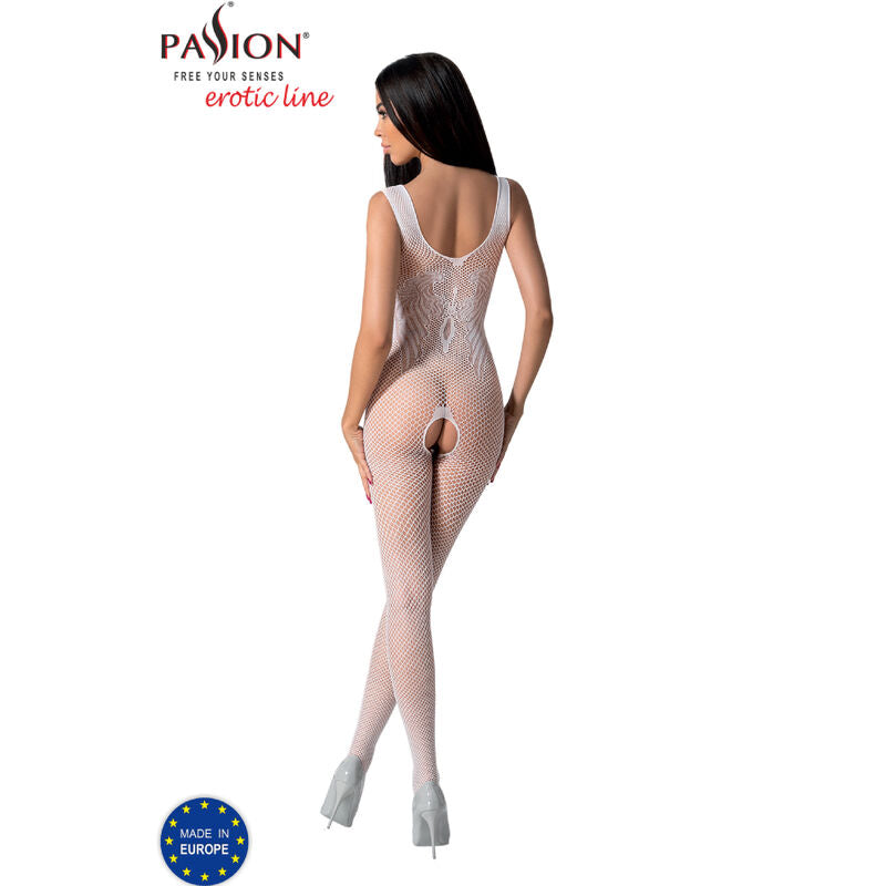 PASSION BS098 Bodystocking Negro Talla Única – Diseño Elegante Para Realzar Tu Confianza