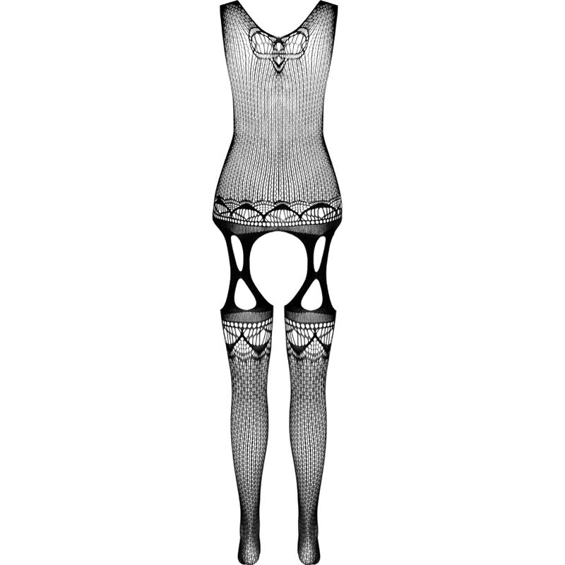 PASSION BS099 Bodystocking Negro Talla Única – Diseño Elegante Para Resaltar Tu Sensualidad