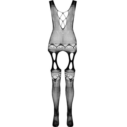 PASSION BS099 Bodystocking Negro Talla Única – Diseño Elegante Para Resaltar Tu Sensualidad
