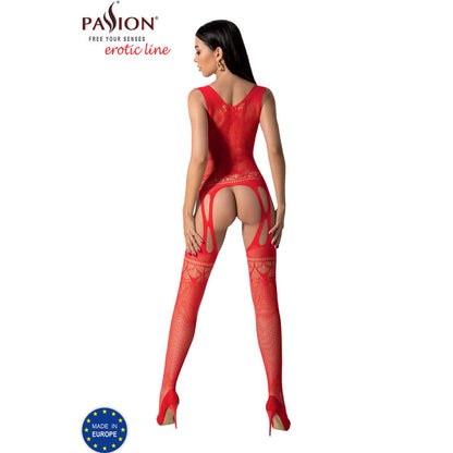 PASSION BS099 Bodystocking Negro Talla Única – Diseño Elegante Para Resaltar Tu Sensualidad