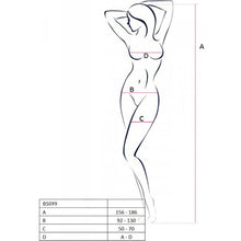 Comprar PASSION BS099 Bodystocking Negro Talla Única – Diseño Elegante Para Resaltar Tu Sensualidad-Noxtic