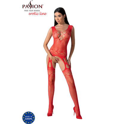 PASSION BS099 Bodystocking Negro Talla Única – Diseño Elegante Para Resaltar Tu Sensualidad
