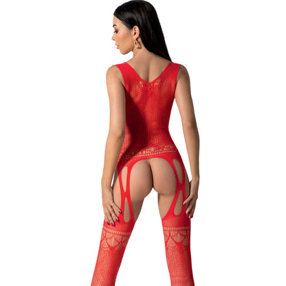 PASSION BS099 Bodystocking Negro Talla Única – Diseño Elegante Para Resaltar Tu Sensualidad