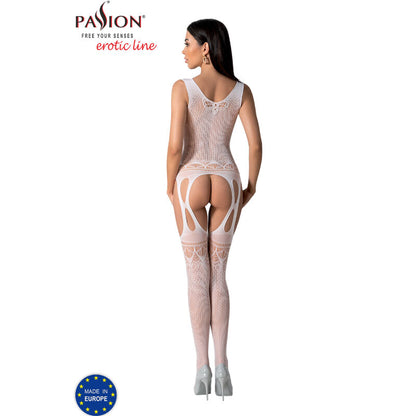 PASSION BS099 Bodystocking Negro Talla Única – Diseño Elegante Para Resaltar Tu Sensualidad