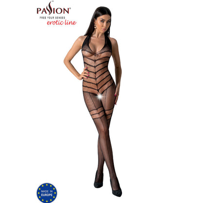 PASSION BS100 Bodystocking Nero Taglia Unica – Design Elegante per una Sensazione Sofisticata