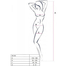 Comprar PASSION BS100 Bodystocking Negro Talla Única – Diseño Elegante Para Sensación Sofisticada-Noxtic