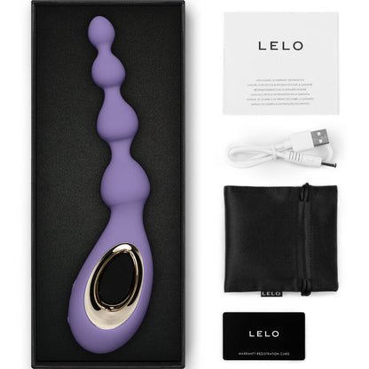 LELO Soraya Beads Violeta – Masajeador Con Diseño Ergonómico Para Placer Personal