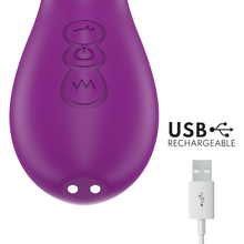 Comprar INTENSE Apolo Vibrador Multifunción Morado – Recargable Con 7 Modos De Vibración Y Diseño Elegante-Noxtic