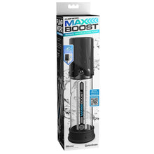 Comprar PUMP WORX Bomba De Erección Max Boost Negro – Potenciador De Placer Con Diseño Innovador-Noxtic
