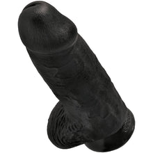 KING COCK Chubby 23 CM Nero – Giocattolo erotico realistico per un piacere autentico