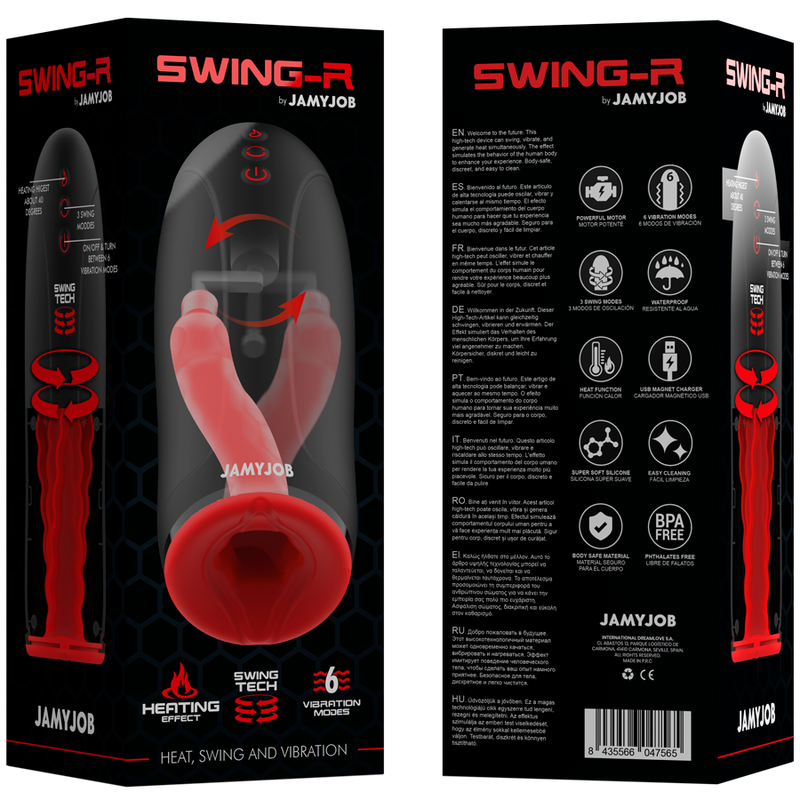 Comprar JAMYJOB Swing R – Masturbador Con Calor Oscilante Y Vibración Para Placer Único-Noxtic