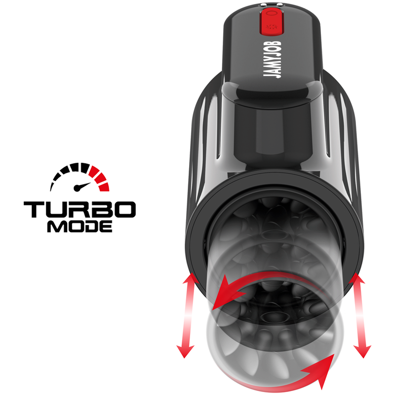JAMYJOB Vortex Turbo – Masajeador Con Empuje Y Rotación 360 Para Placer Único