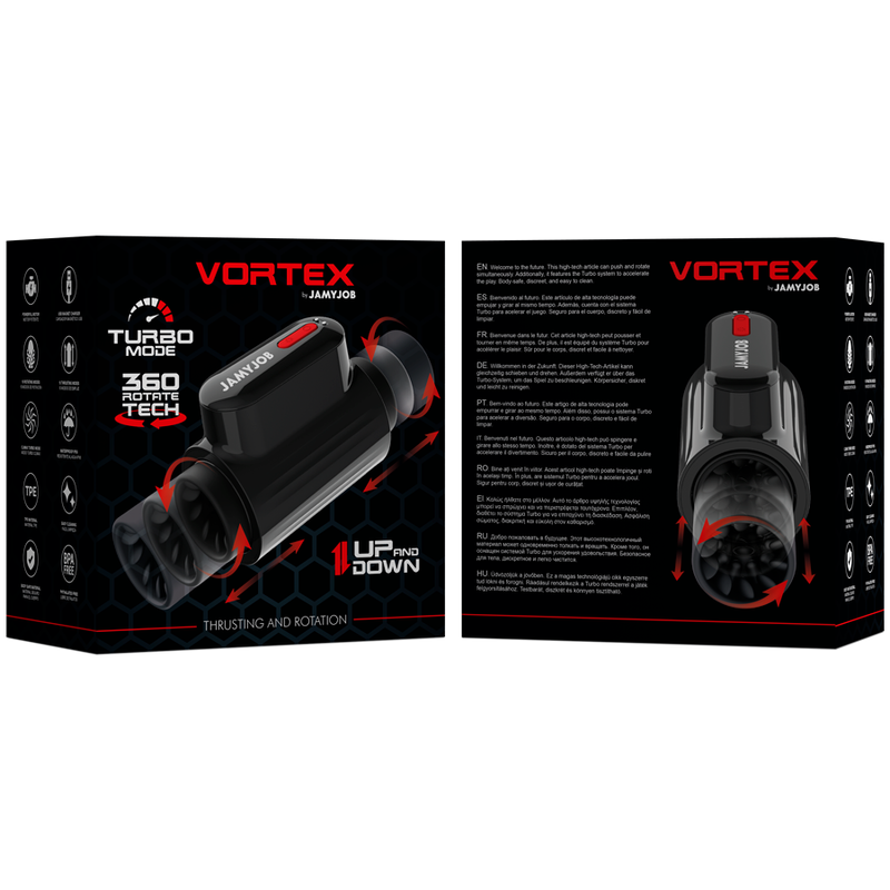 Comprar JAMYJOB Vortex Turbo – Masajeador Con Empuje Y Rotación 360 Para Placer Único-Noxtic
