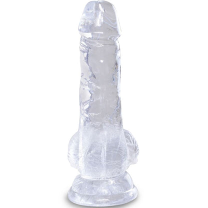 Comprar King Cock Pene Realista Transparente 10.1 cm – Juguete Con Diseño Realista Para Placer Auténtico-Noxtic