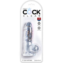 Comprar King Cock Pene Realista Transparente 10.1 cm – Juguete Con Diseño Realista Para Placer Auténtico-Noxtic