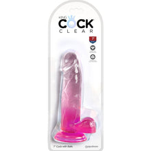 KING COCK Pene Realista Con Testículos 15.2 Cm Rosa – Diseño Auténtico Para Placer Sensorial