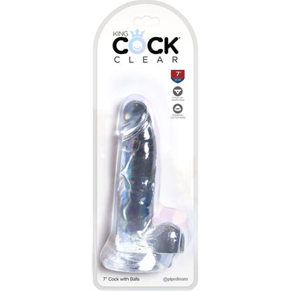 KING COCK Pene Realista Transparente 15.2 cm – Diseño Moderno Para Placer Confidencial