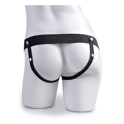 FETISH FANTASY SERIES - ADJUSTABLE HARNESS REALISTIC PENIS WITH SQUIRTING TESTICLES 19 CM