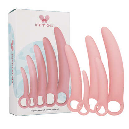 Comprar INTIMICHIC Set 5 Piezas Dilatador Silicona – Diseño Elegante Para Reconectar Con Tu Cuerpo-Noxtic