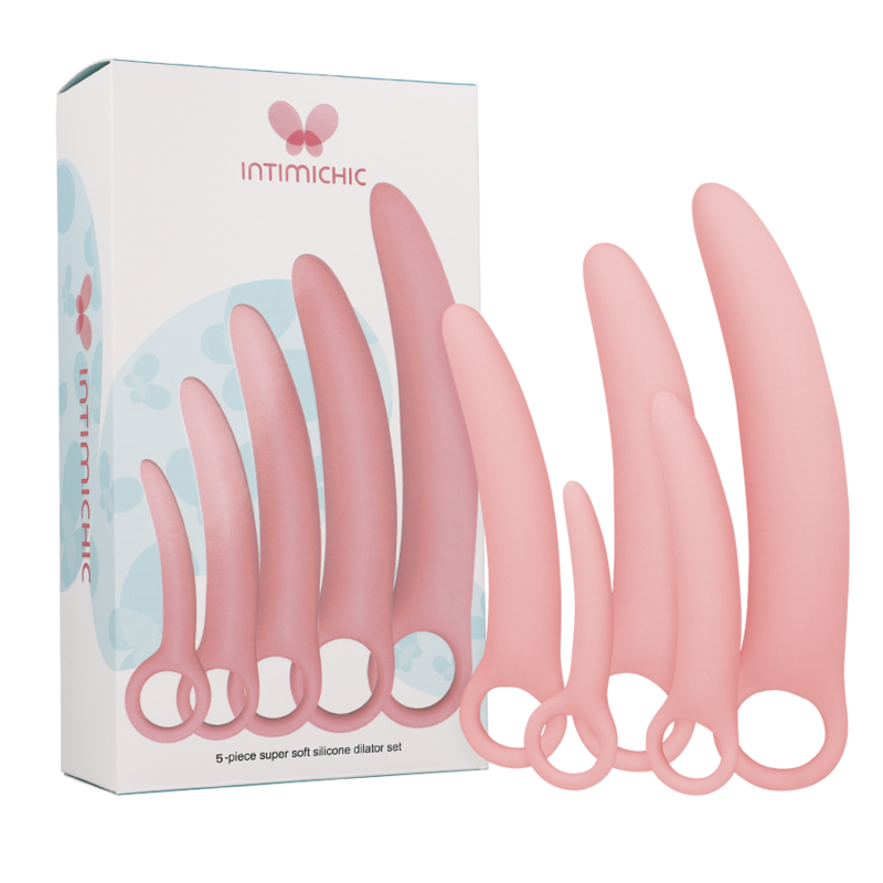 INTIMICHIC Set 5 Piezas Dilatador Silicona – Diseño Elegante Para Reconectar Con Tu Cuerpo