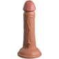 KING COCK - ÉLITE DILDO REALÍSTICO SILICONA 15.2 CM CARAMELO