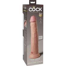 Dildo in silicone KING COCK Elite da 10 pollici - Design ergonomico per un piacere confortevole