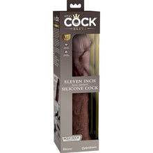 Comprar KING COCK Elite Dildo Realista 28 cm Marrón – Textura Auténtica Para Una Experiencia Sensorial Única-Noxtic