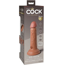 Comprar KING COCK Elite Dildo Caramelo – Silicona Médica Con Diseño Realista Para Placer Seguro-Noxtic