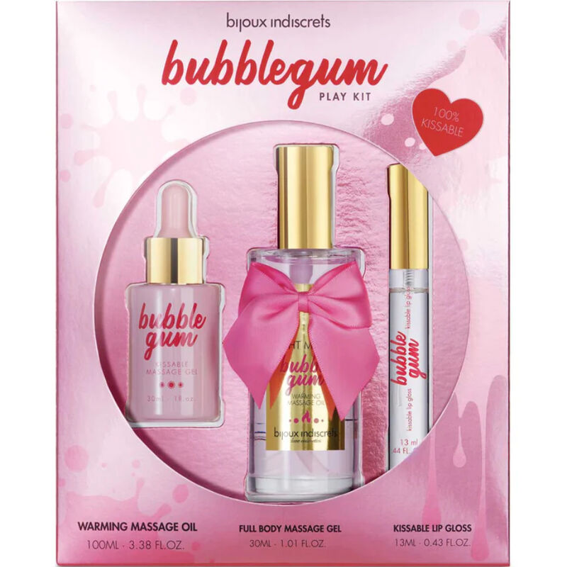 Comprar Bijoux Indiscrets Bubblegum Play Kit – Experiencia Lúdica Con Gel Aromatizado Y Brillo De Labios-Noxtic