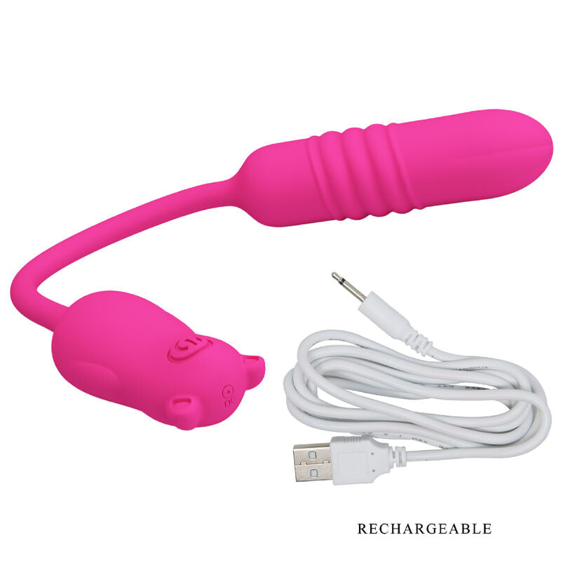 Pretty Love Nobikuma Proiettile Vibrante Rosa – Silicone Medico Ipoallergenico per un Piacere Sicuro