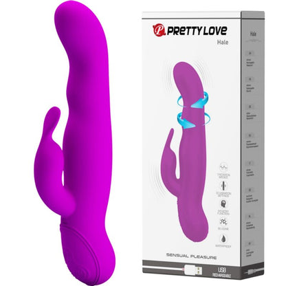 Comprar Pretty Love Hale Rotador Lila – Masajeador Ergonómico Con 7 Modos De Rotación Y 30 Modos De Vibración-Noxtic
