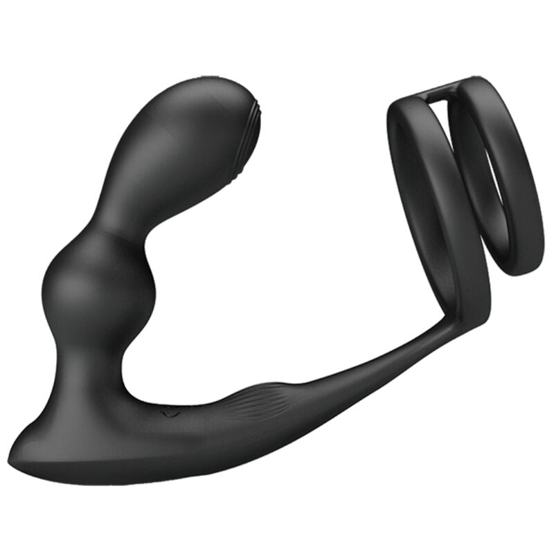 PRETTY LOVE - MARSHALL PENIS RING + VIBRATING ANAL PLUG &amp; REMOTE CONTROL